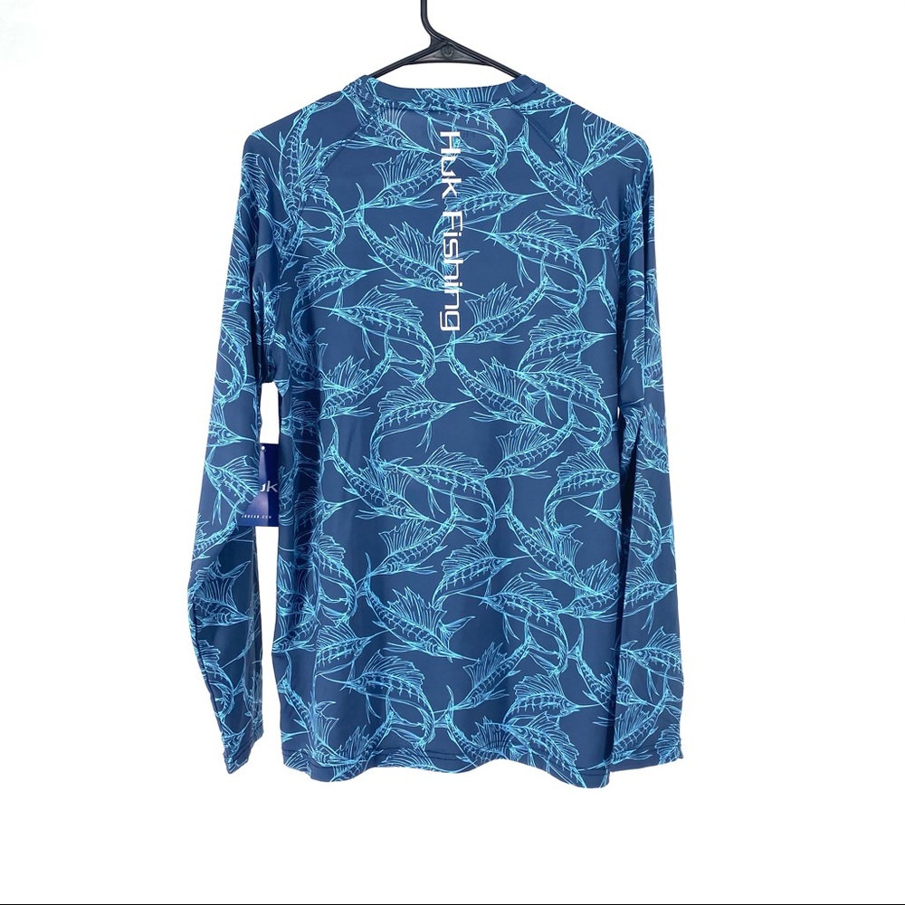 Huk Men's Stackin Bills Pursuit Long Sleeve Shirt - Picture 7 of 7
